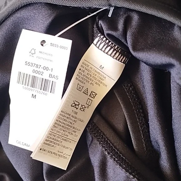 NWT Old Navy Black Swim Skirt SzMed - Picture 8 of 8